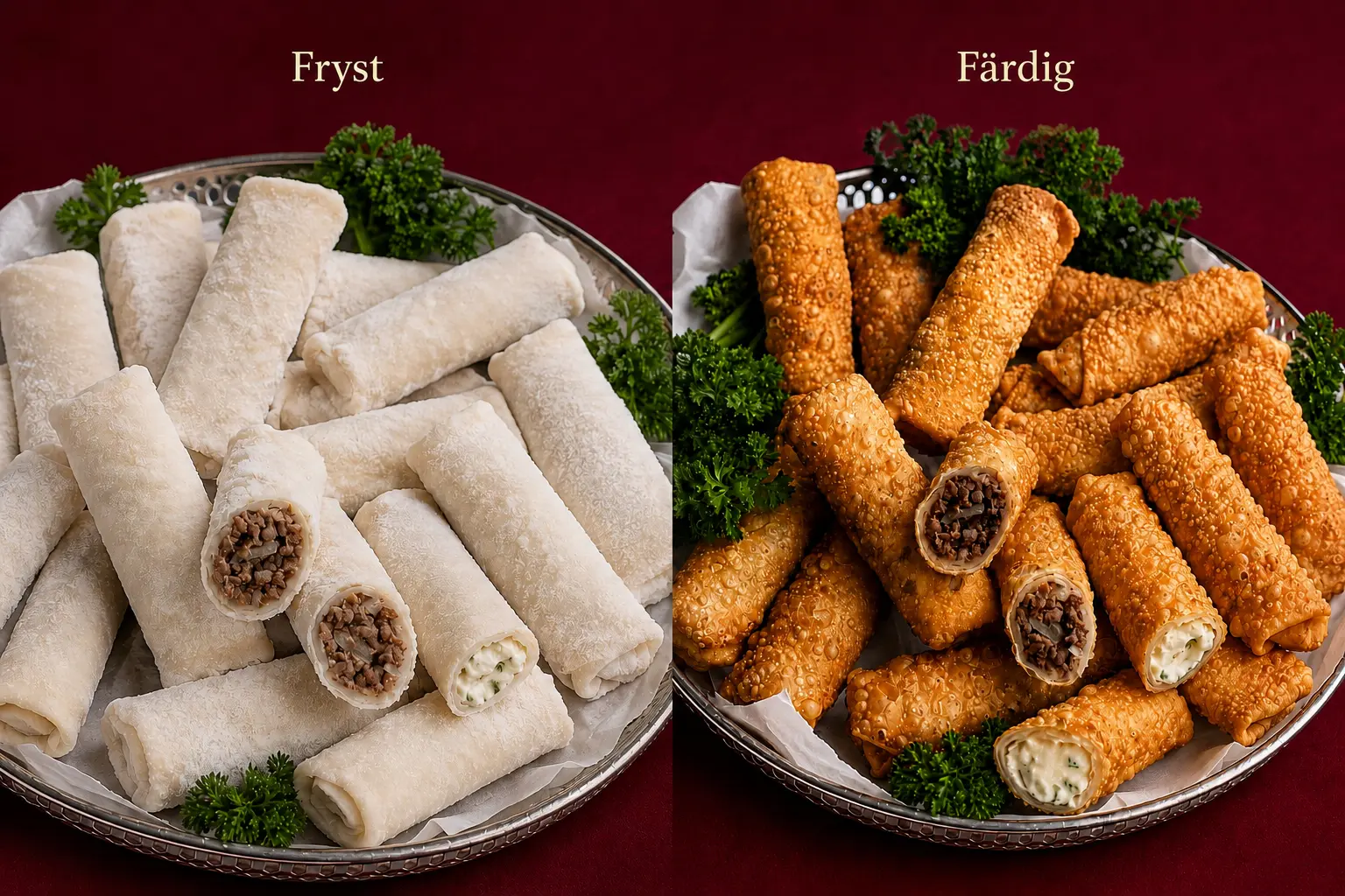 Frysta börekrullar