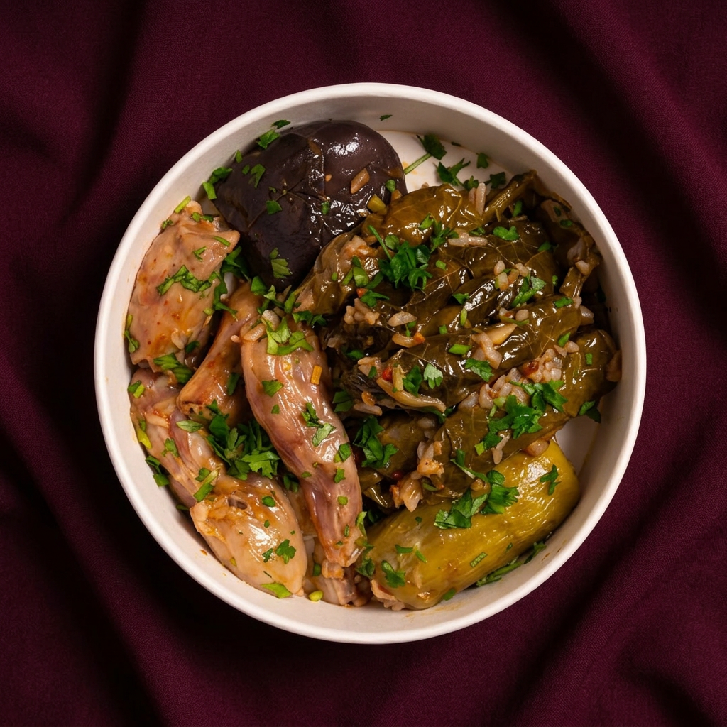 Dolma uppläggning